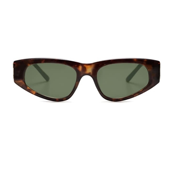 💫 Tortoise 90s Cat Eye Polarized Sunglasses for Women Trendy UV Protection - Picture 3 of 3